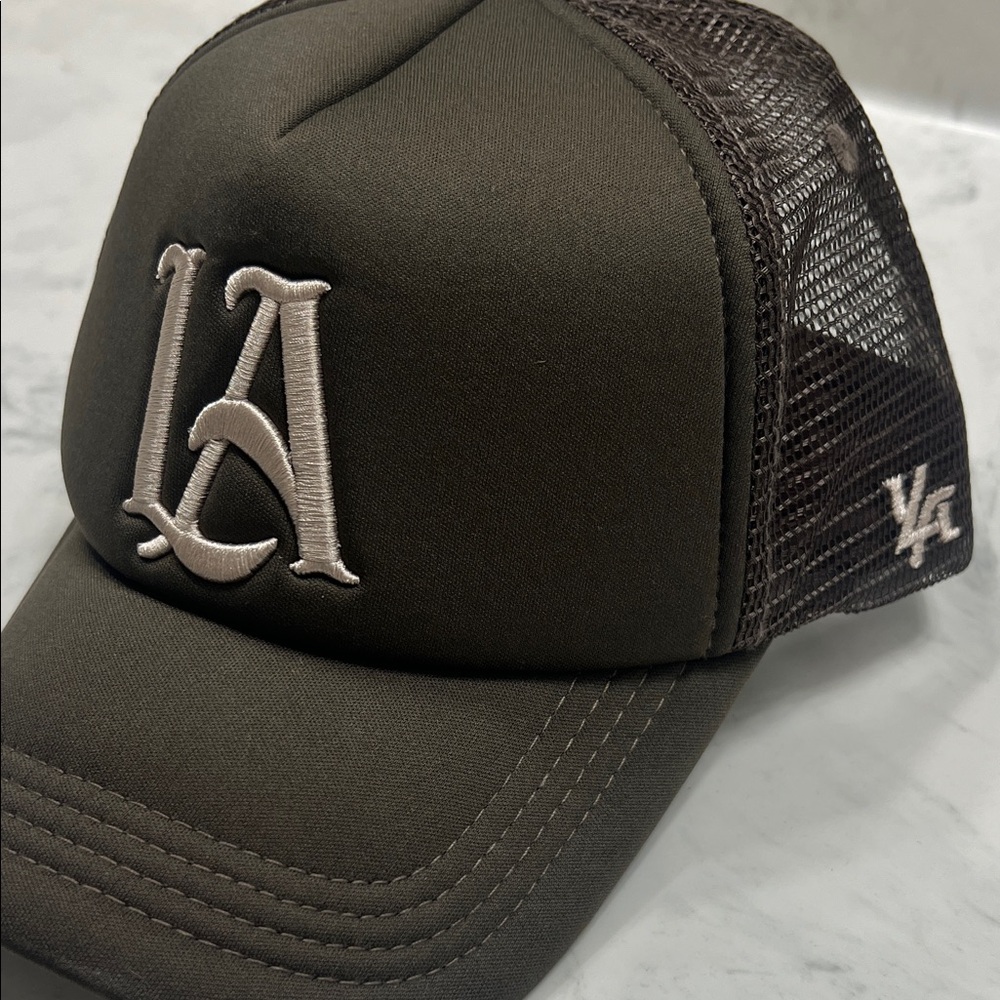 YoungLA Brown Trucker Hat - Picture 5 of 5